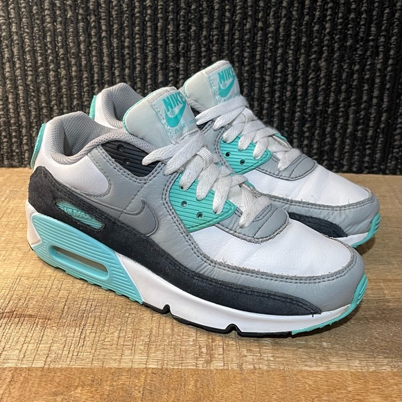 Nike Shoes - Nike Air Max 90 Turquoise/Gray Sneakers - Size 4Y or 5.5 Women’s